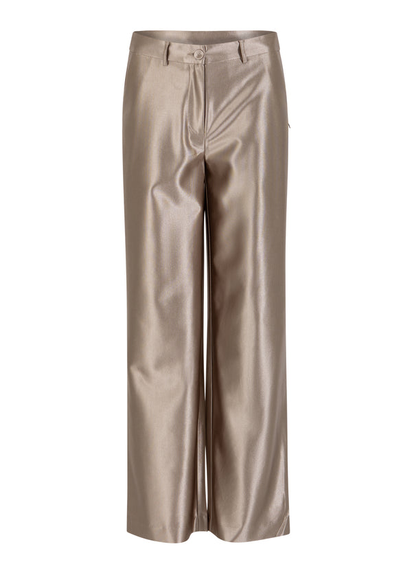 Coster Copenhagen GLANZHOS - PETRA FIT Pants Champagne - 299