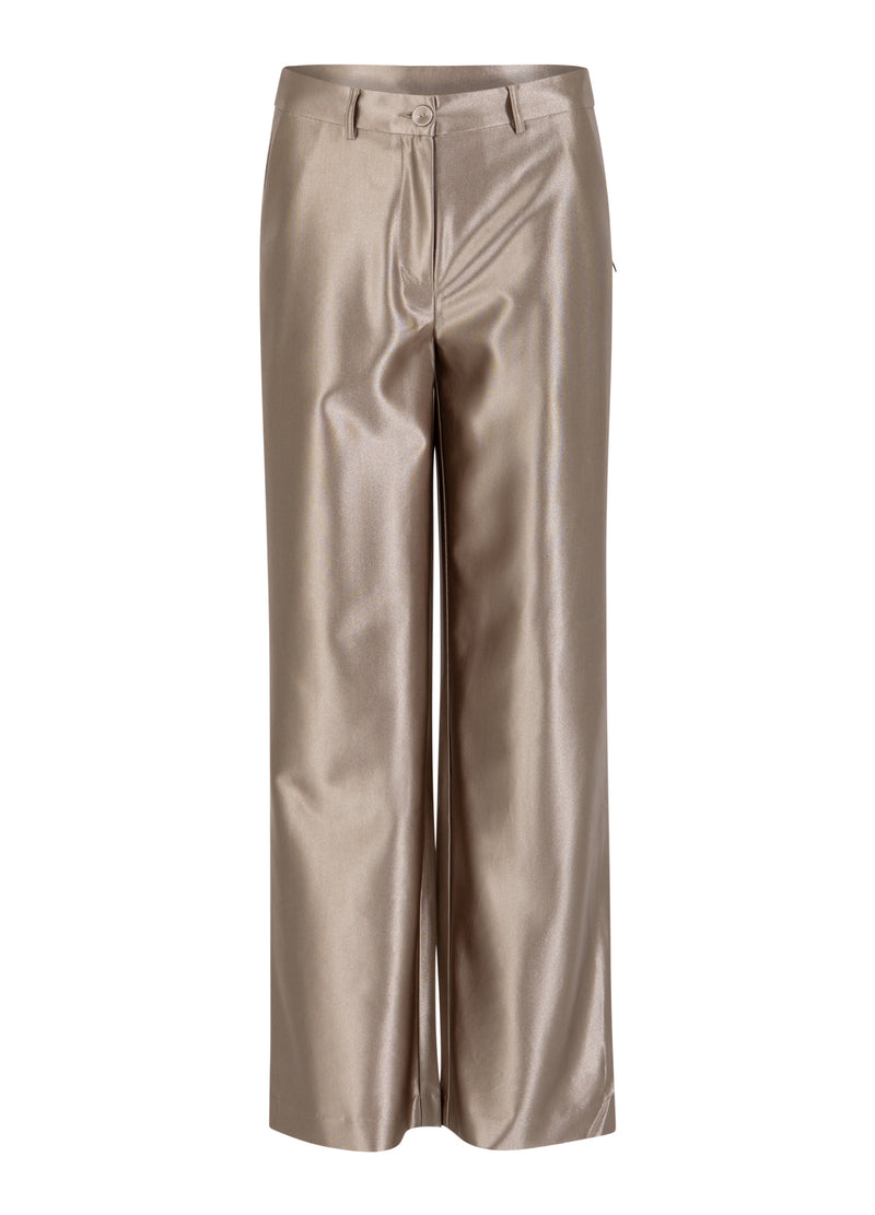 Coster Copenhagen GLANZHOS - PETRA FIT Pants Champagne - 299