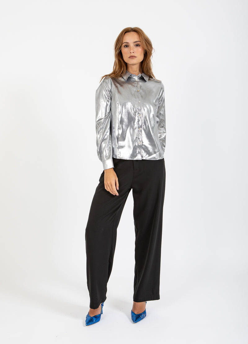 Coster Copenhagen GLITZERHEMD Shirt/Blouse Silver - 211