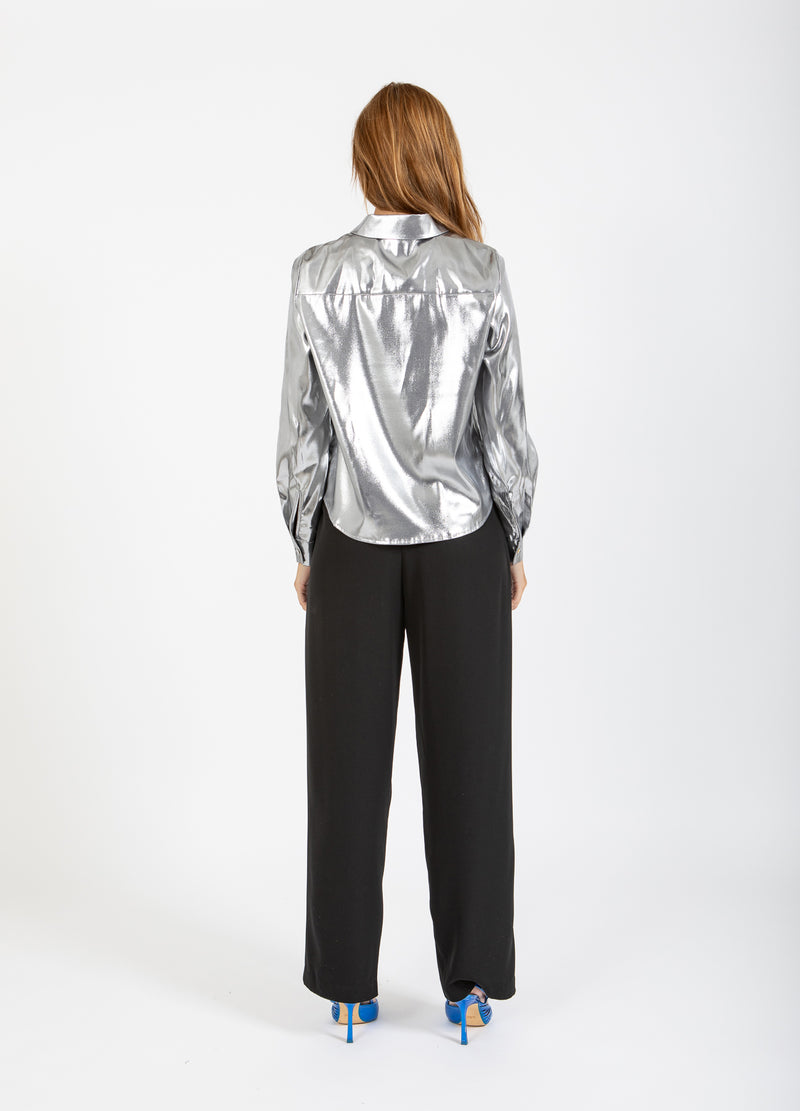 Coster Copenhagen GLITZERHEMD Shirt/Blouse Silver - 211