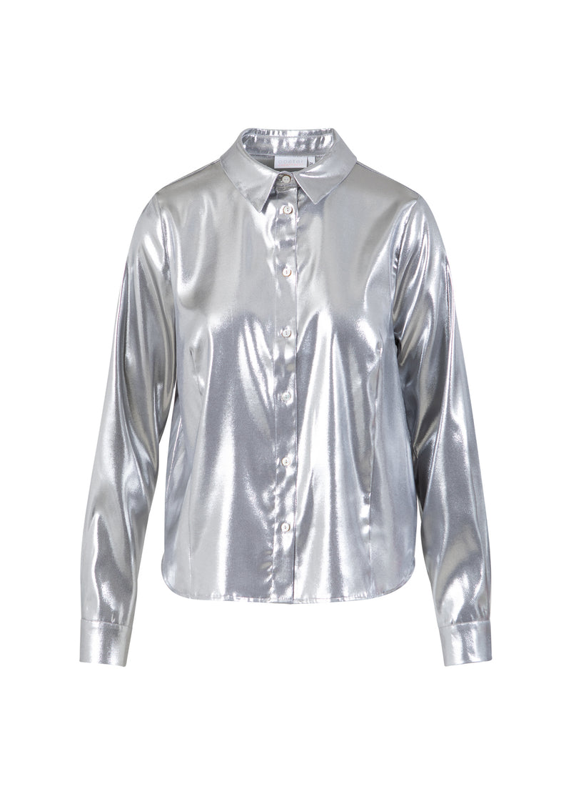 Coster Copenhagen GLITZERHEMD Shirt/Blouse Silver - 211