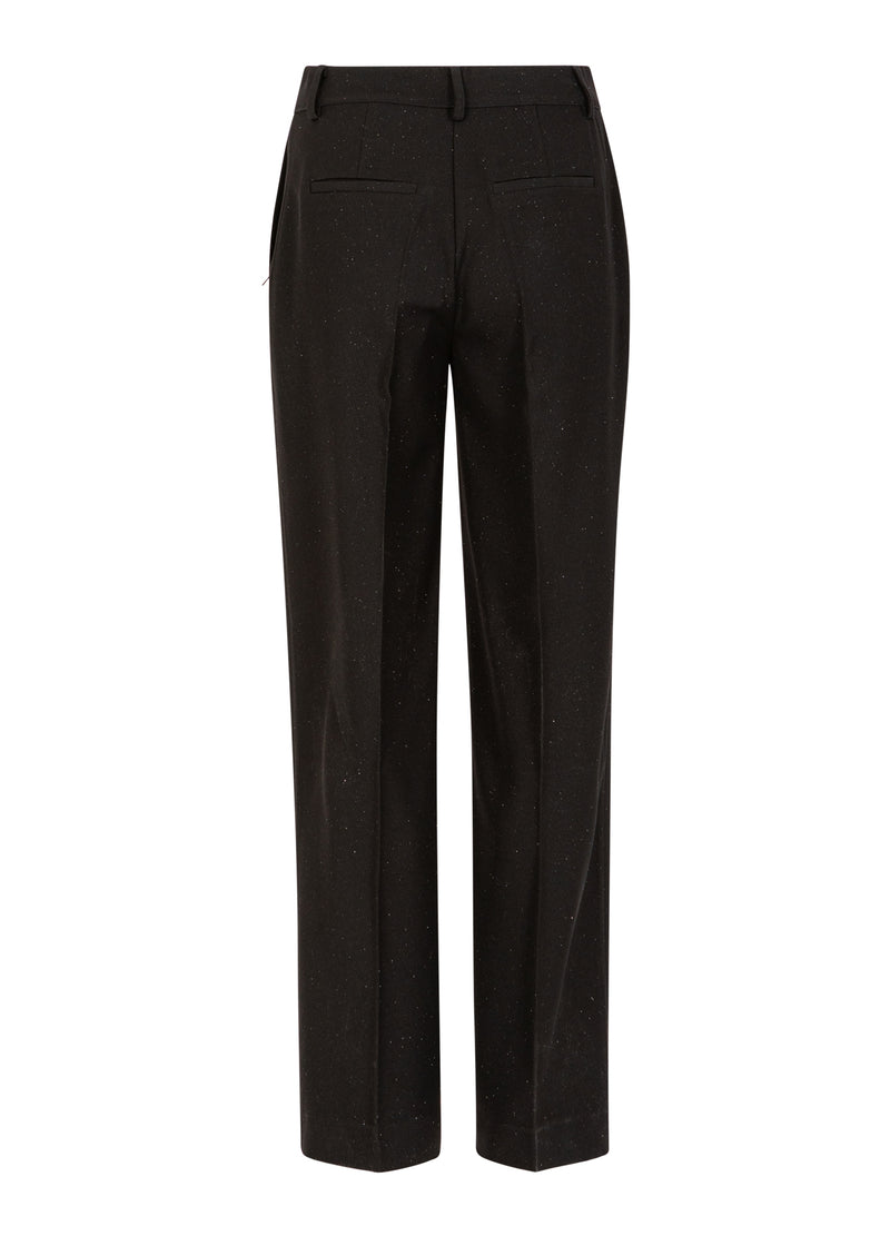 Coster Copenhagen GLITZERHOSE - PASSFORM PETRA Pants Black - 100