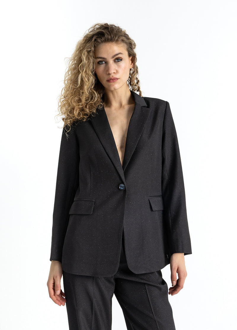 Coster Copenhagen GLITZER BLAZER Blazer Black - 100