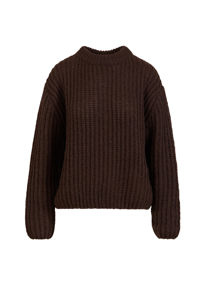 Coster Copenhagen GROBSTRICK Knitwear Dark Brown - 335