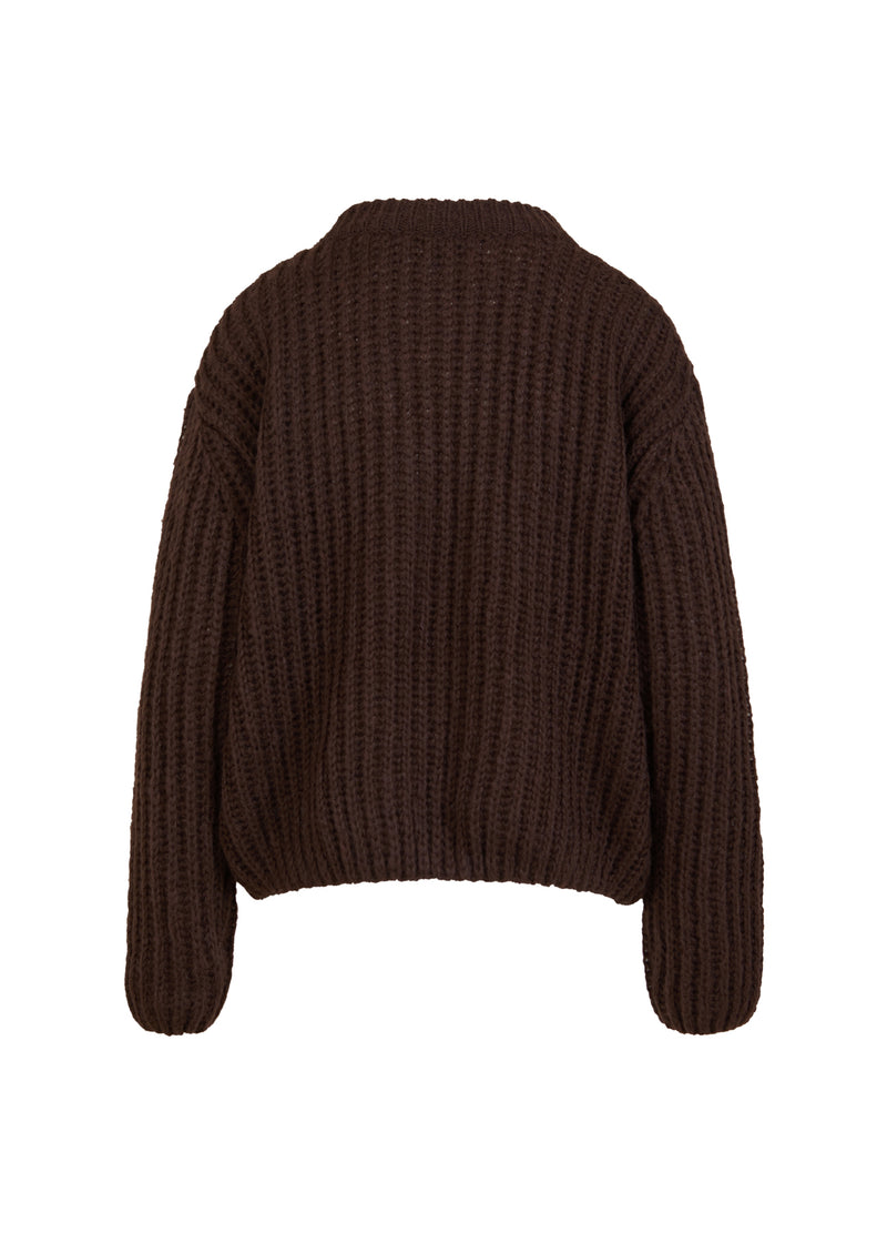 Coster Copenhagen GROBSTRICK Knitwear Dark Brown - 335