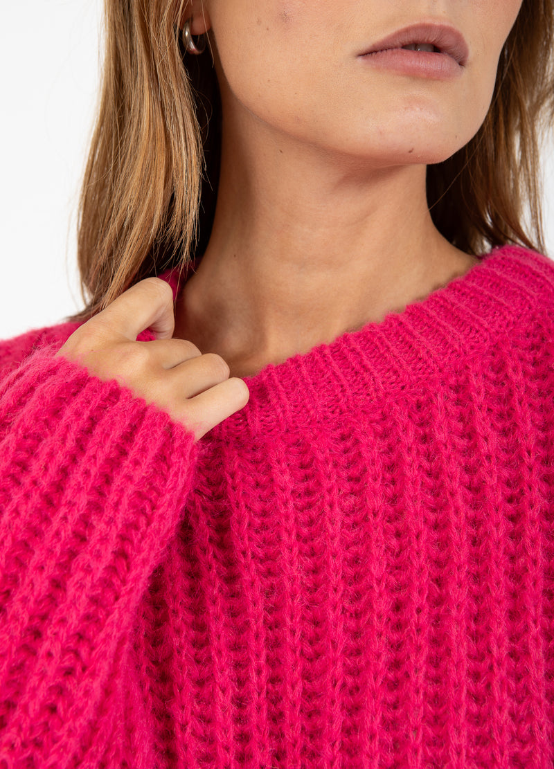 Coster Copenhagen GROBSTRICK Knitwear Intense pink - 659