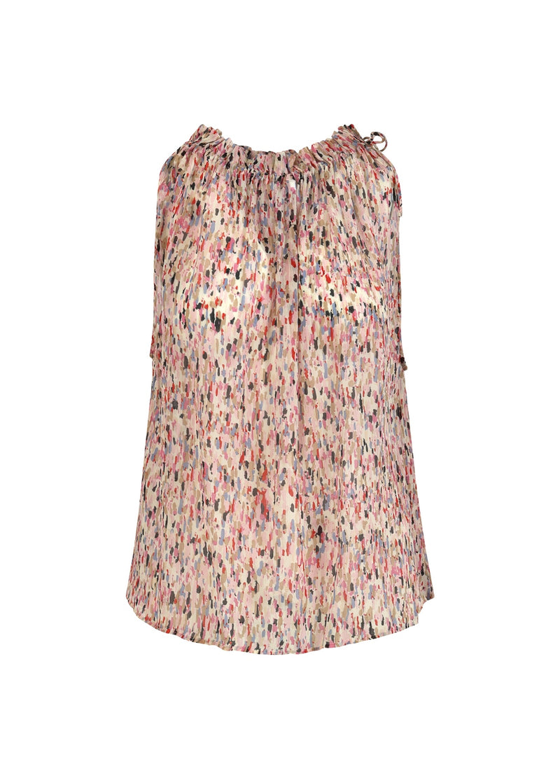 Coster Copenhagen HALTERNECK IM MEHRFARBIGEN SPLASH-DRUCK Shirt/Blouse Multi splash print - 974