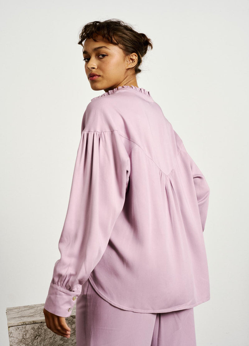 Coster Copenhagen HEMD AUS ECOVERO LENZING VISKOSE Shirt/Blouse Dusty purple - 855