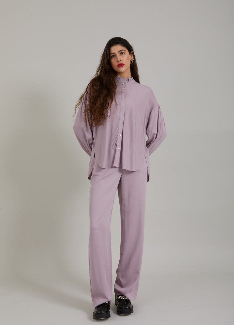 Coster Copenhagen HEMD AUS ECOVERO LENZING VISKOSE Shirt/Blouse Dusty purple - 855