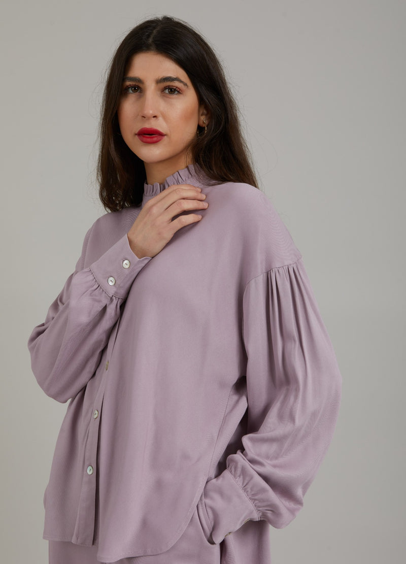Coster Copenhagen HEMD AUS ECOVERO LENZING VISKOSE Shirt/Blouse Dusty purple - 855