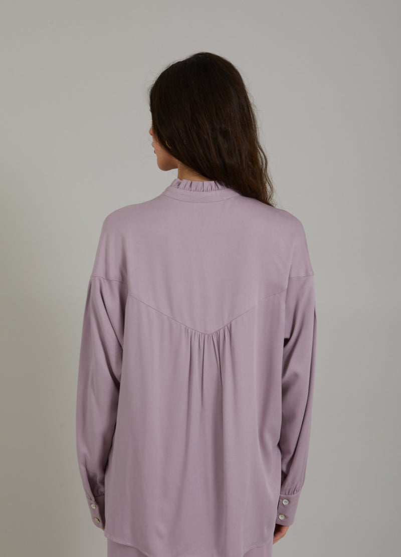 Coster Copenhagen HEMD AUS ECOVERO LENZING VISKOSE Shirt/Blouse Dusty purple - 855