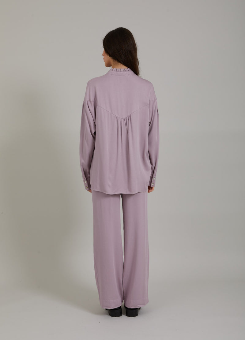 Coster Copenhagen HEMD AUS ECOVERO LENZING VISKOSE Shirt/Blouse Dusty purple - 855