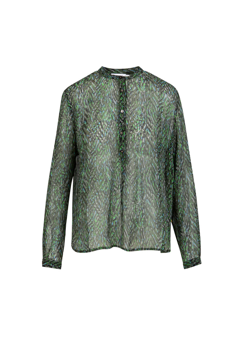 Coster Copenhagen HEMD IN FIRESTORM DRUCK Shirt/Blouse Firestorm print - 975