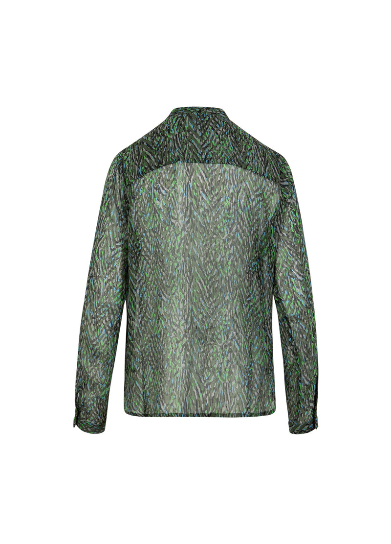 Coster Copenhagen HEMD IN FIRESTORM DRUCK Shirt/Blouse Firestorm print - 975