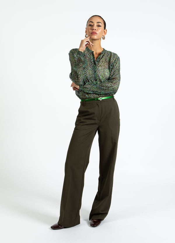 Coster Copenhagen HEMD IN FIRESTORM DRUCK Shirt/Blouse Firestorm print - 975