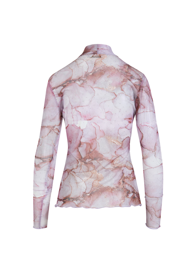 Coster Copenhagen HEMD MIT NETZ Shirt/Blouse Rose dye mesh - 991