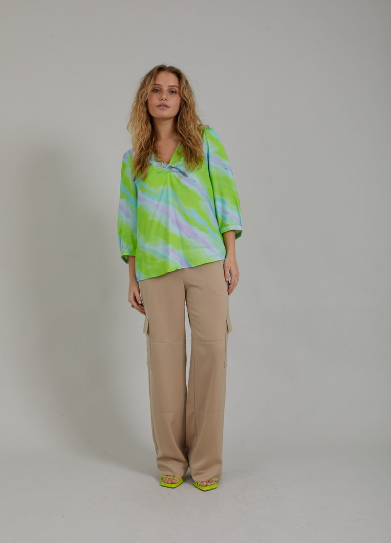 Coster Copenhagen HEMD MIT VERBLASSTEM STREIFENDRUCK Shirt/Blouse Faded stripe print - 903