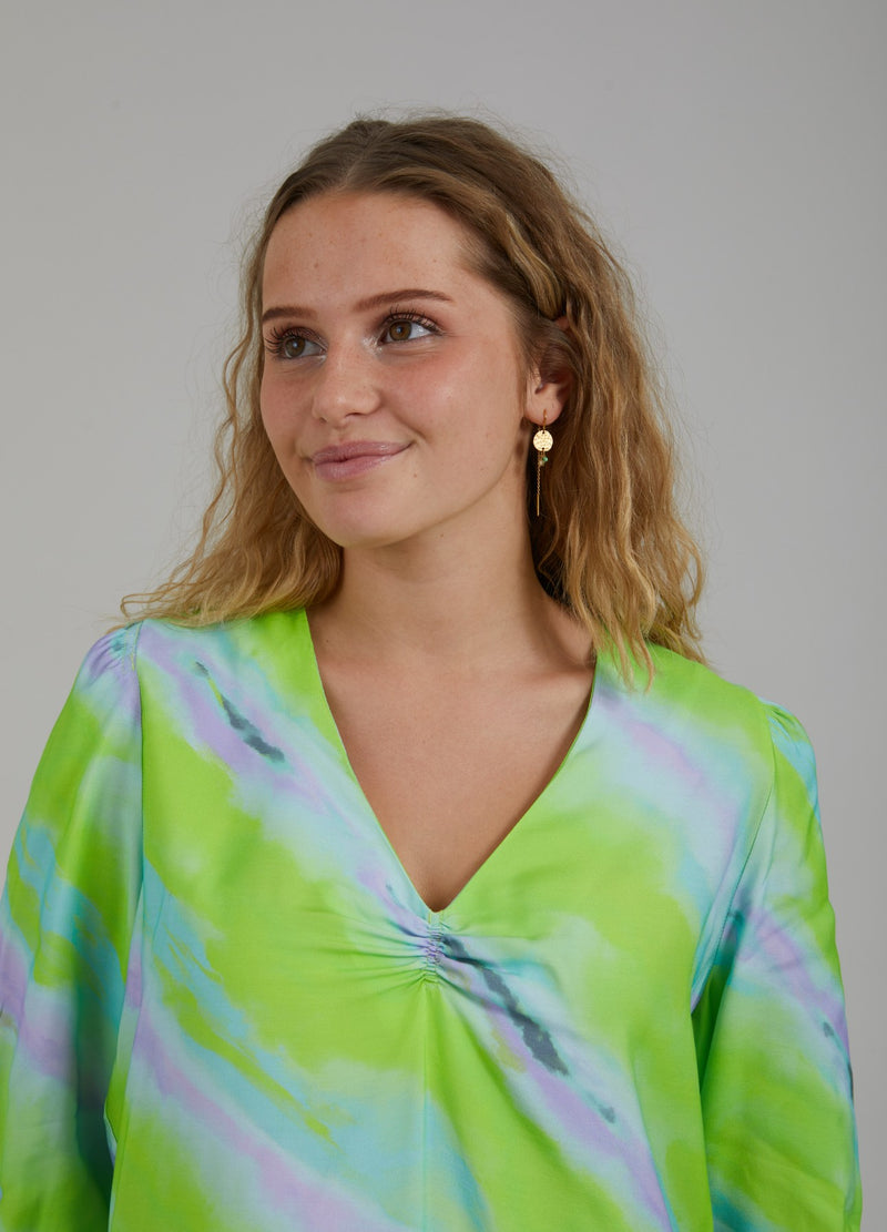Coster Copenhagen HEMD MIT VERBLASSTEM STREIFENDRUCK Shirt/Blouse Faded stripe print - 903
