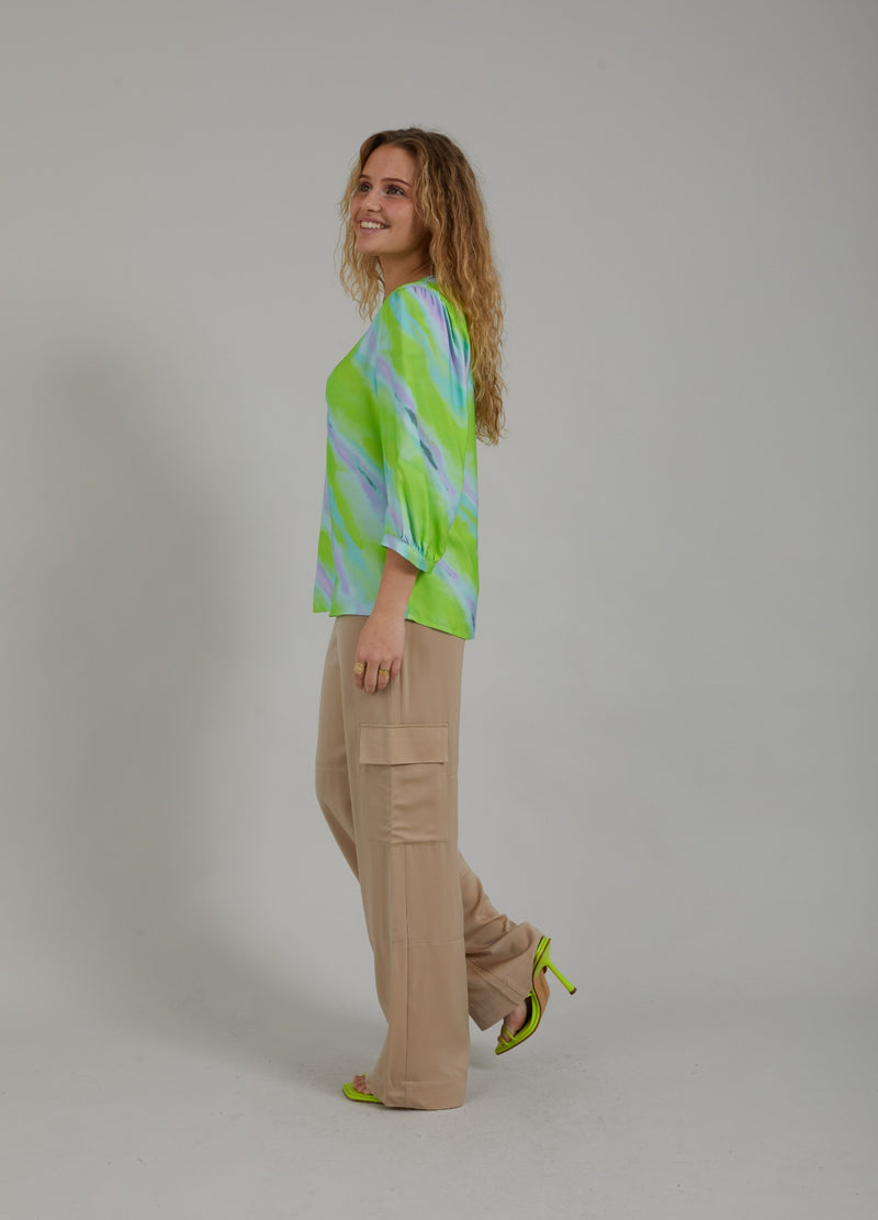 Coster Copenhagen HEMD MIT VERBLASSTEM STREIFENDRUCK Shirt/Blouse Faded stripe print - 903