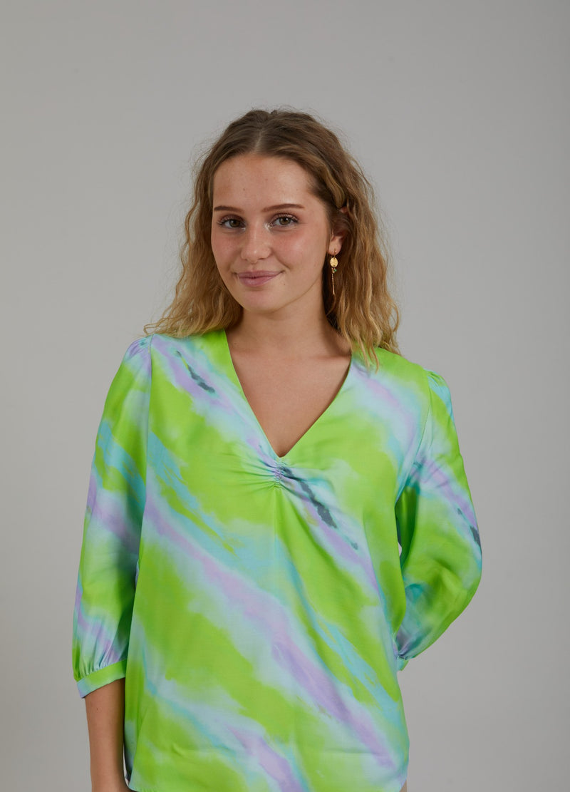 Coster Copenhagen HEMD MIT VERBLASSTEM STREIFENDRUCK Shirt/Blouse Faded stripe print - 903
