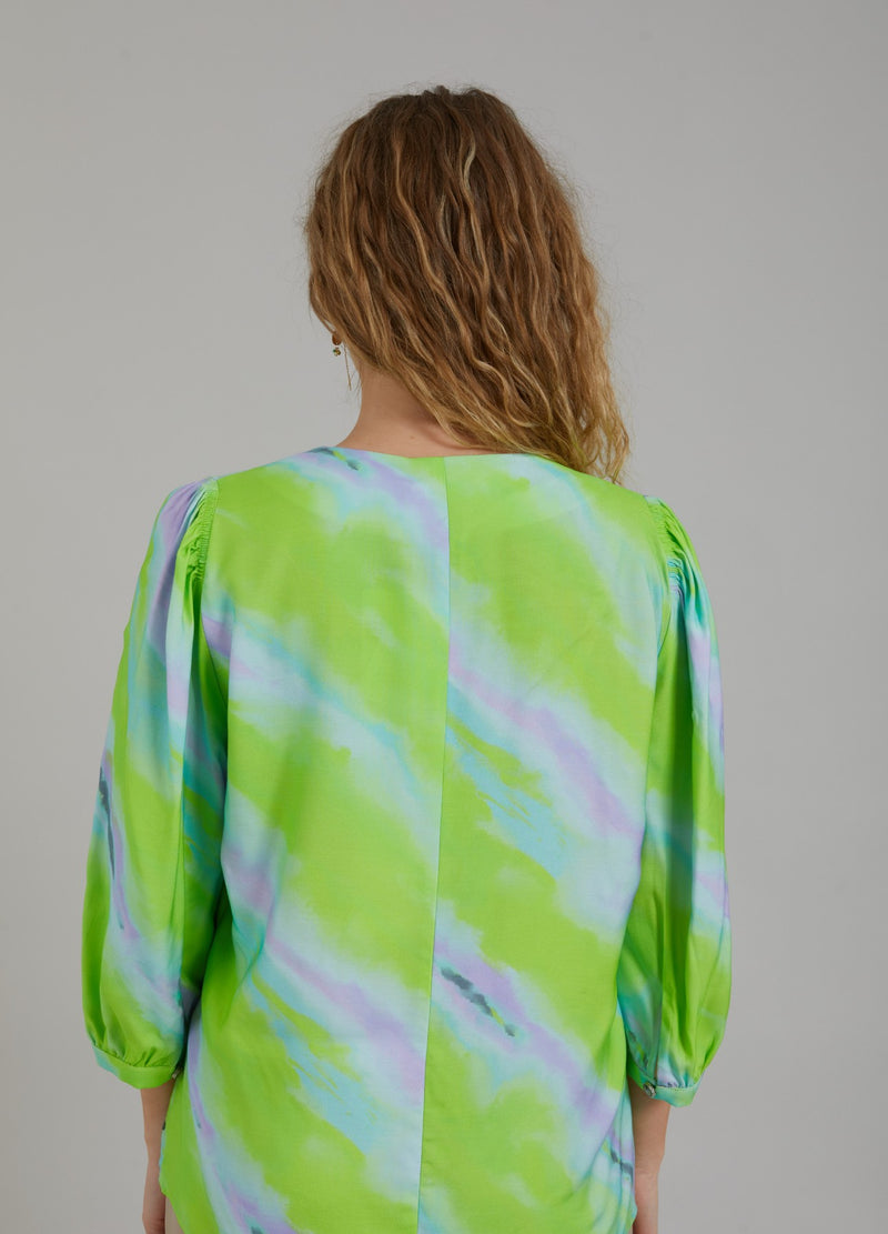 Coster Copenhagen HEMD MIT VERBLASSTEM STREIFENDRUCK Shirt/Blouse Faded stripe print - 903