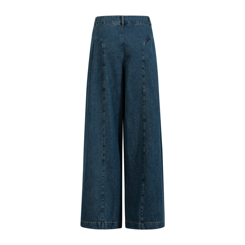 Coster Copenhagen HOHE TAILLEN-DENIMHOSENS - ANNA PASSFORM Pants Dark Blue Denim - 571