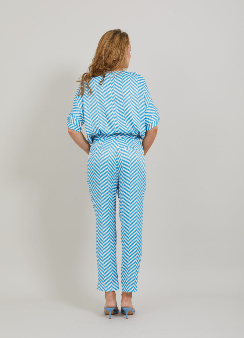 Coster Copenhagen  HOSE IM FISCHGRÄTMUSTER-PRINT - PASSFORM STELLA Pants Heringbone print - 918