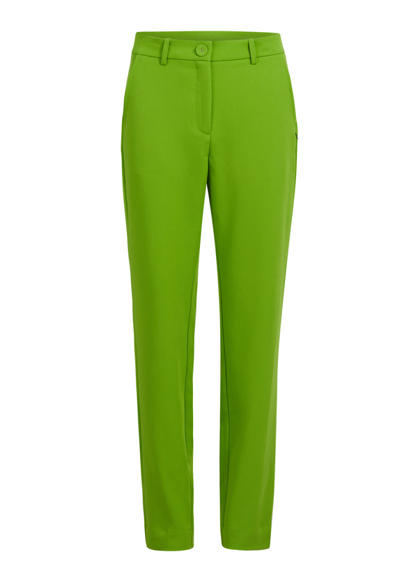 Coster Copenhagen HOSE MIT NORMALEM BEIN - STELLA FIT Pants Flashy green - 459