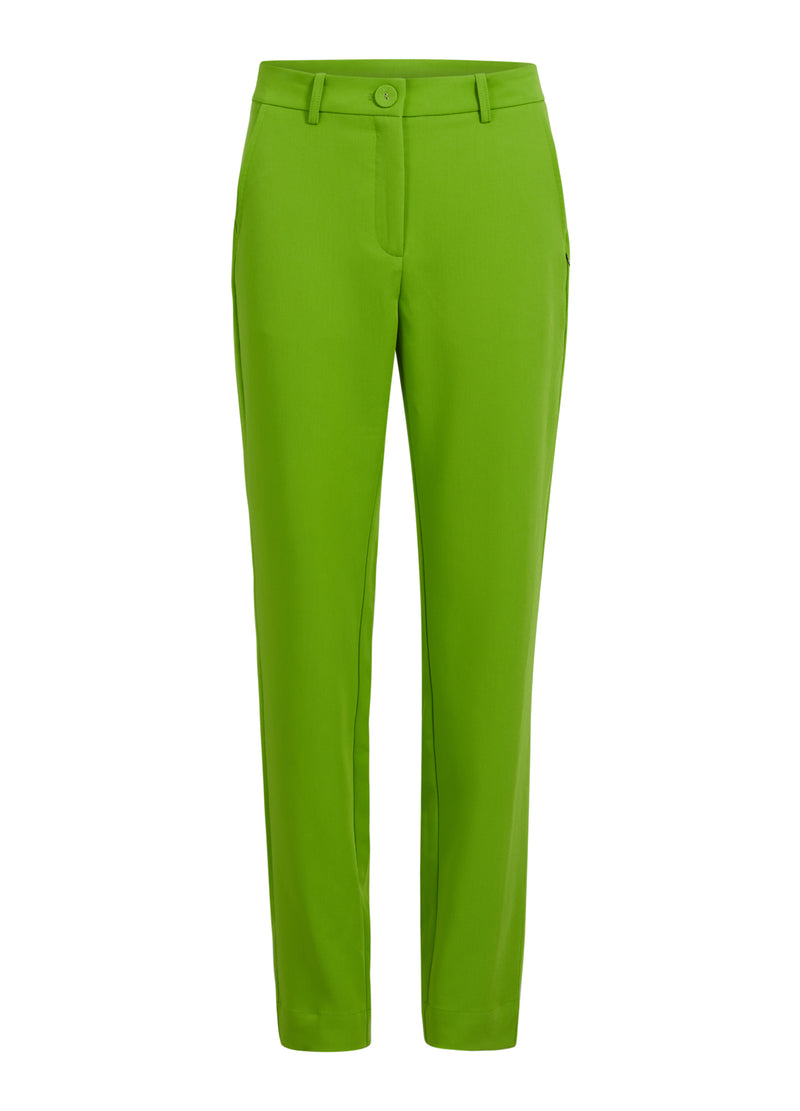 Coster Copenhagen HOSE MIT NORMALEM BEIN - STELLA FIT Pants Flashy green - 459