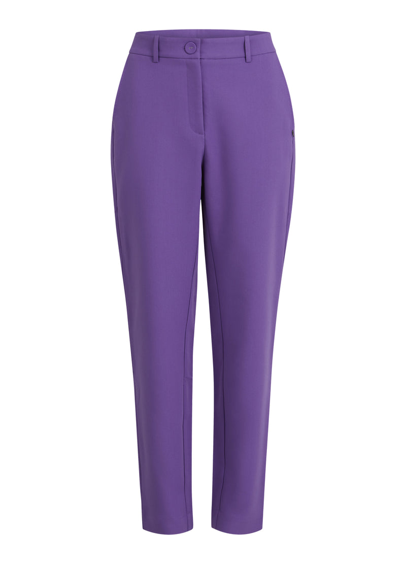 Coster Copenhagen HOSE MIT NORMALEM BEIN - STELLA FIT Pants Warm purple - 846