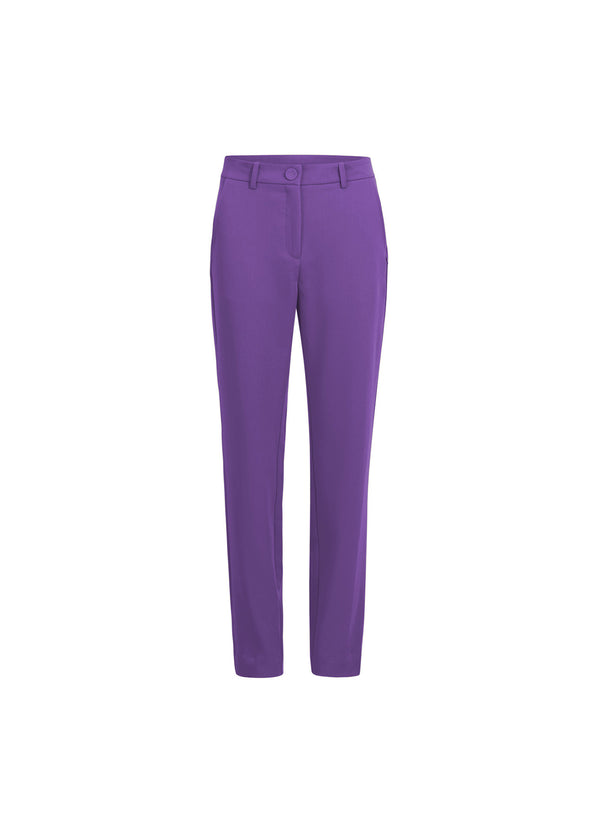 Coster Copenhagen HOSE MIT NORMALEM BEIN - STELLA FIT Pants Warm purple - 846
