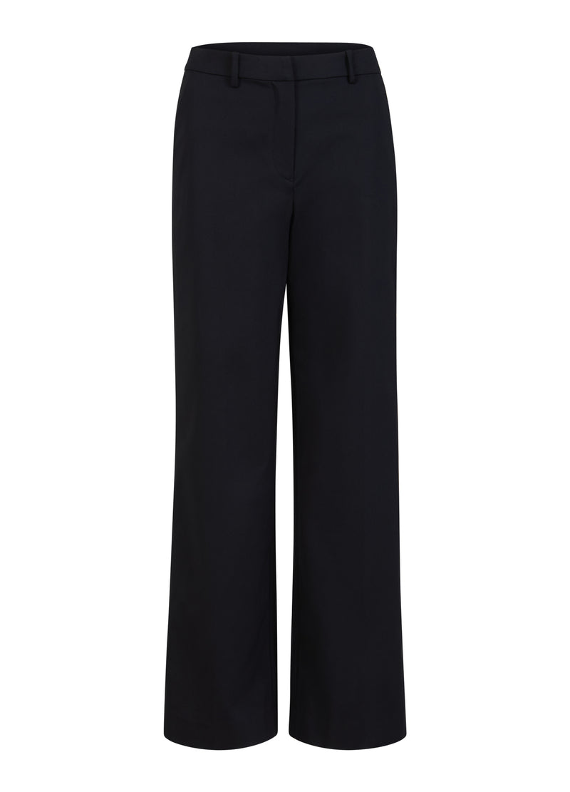 Coster Copenhagen HOSE MIT WEITEM BEIN - PETRA-PASSFORM Pants Black - 100