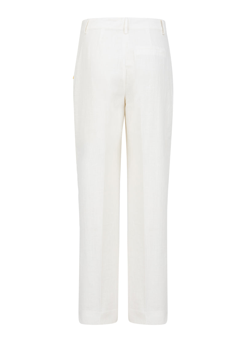 Coster Copenhagen HOSE MIT WEITEN BEINEN - PETRA PASSFORM Pants White - 200
