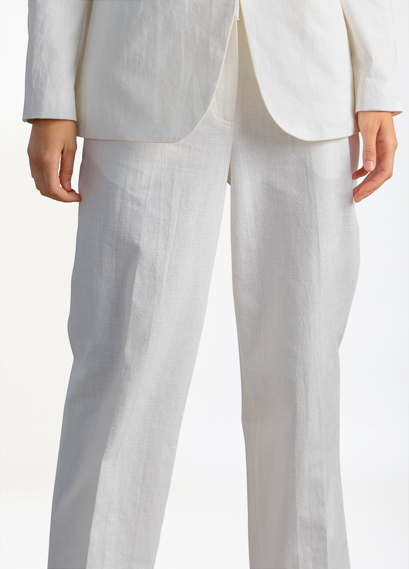 Coster Copenhagen HOSE MIT WEITEN BEINEN - PETRA PASSFORM Pants White - 200