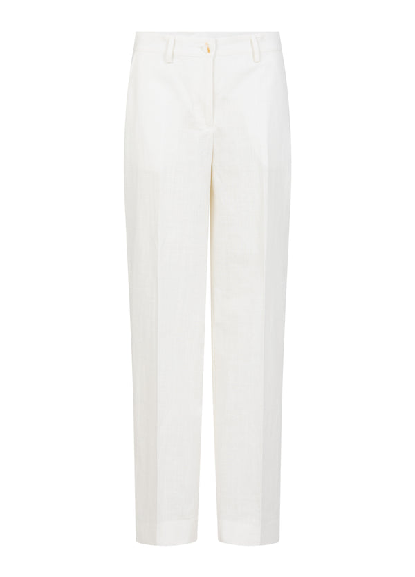 Coster Copenhagen HOSE MIT WEITEN BEINEN - PETRA PASSFORM Pants White - 200