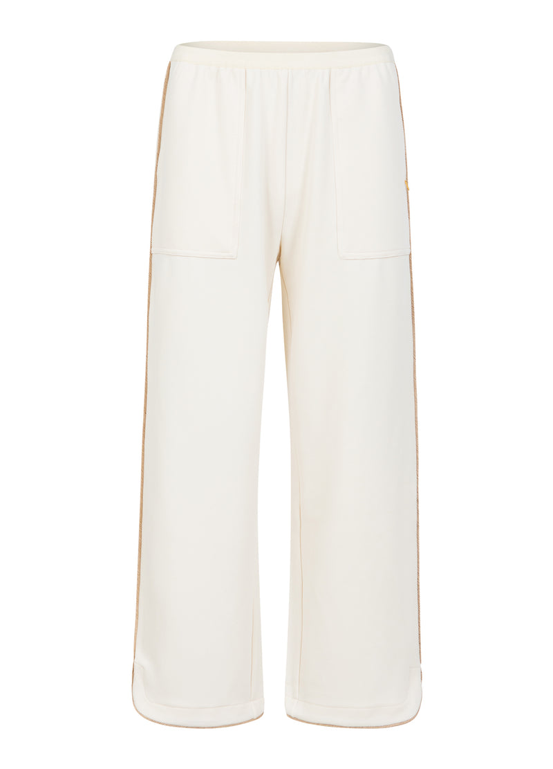 Coster Copenhagen HOSE MIT WEITEN BEINEN - SILLE PASSFORM Pants Off White - 202
