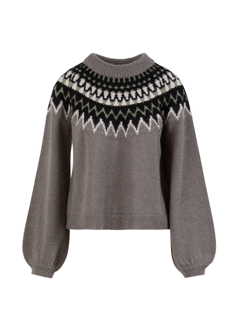 Coster Copenhagen ISLÄNDISCHER STRICK Knitwear Volcanic grey - 188