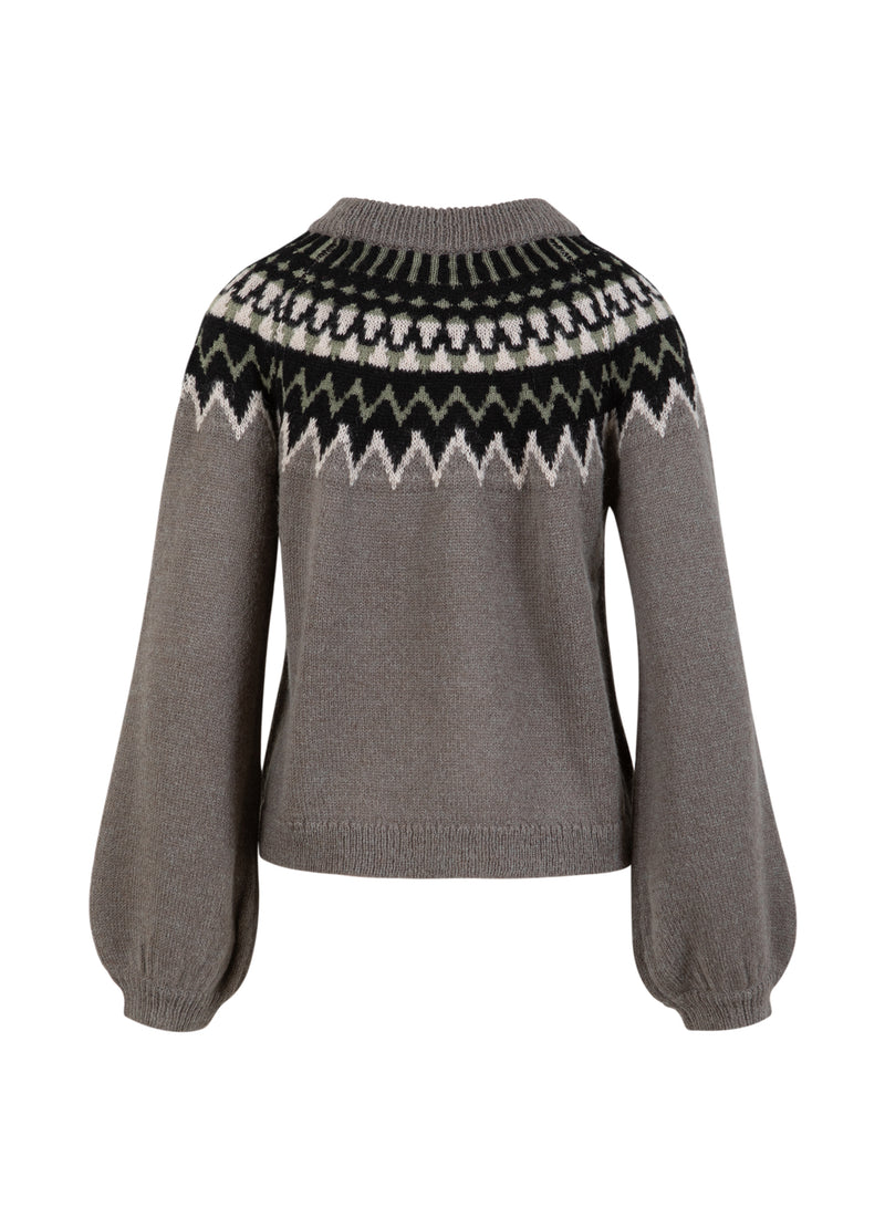 Coster Copenhagen ISLÄNDISCHER STRICK Knitwear Volcanic grey - 188