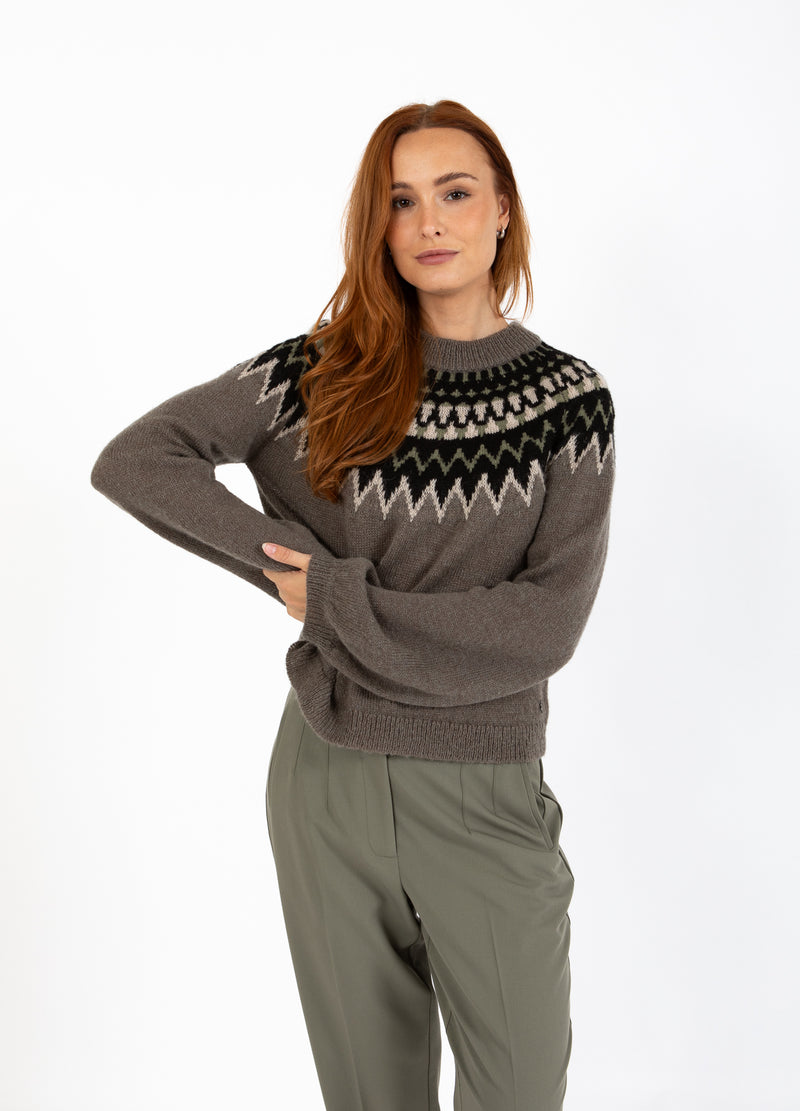 Coster Copenhagen ISLÄNDISCHER STRICK Knitwear Volcanic grey - 188