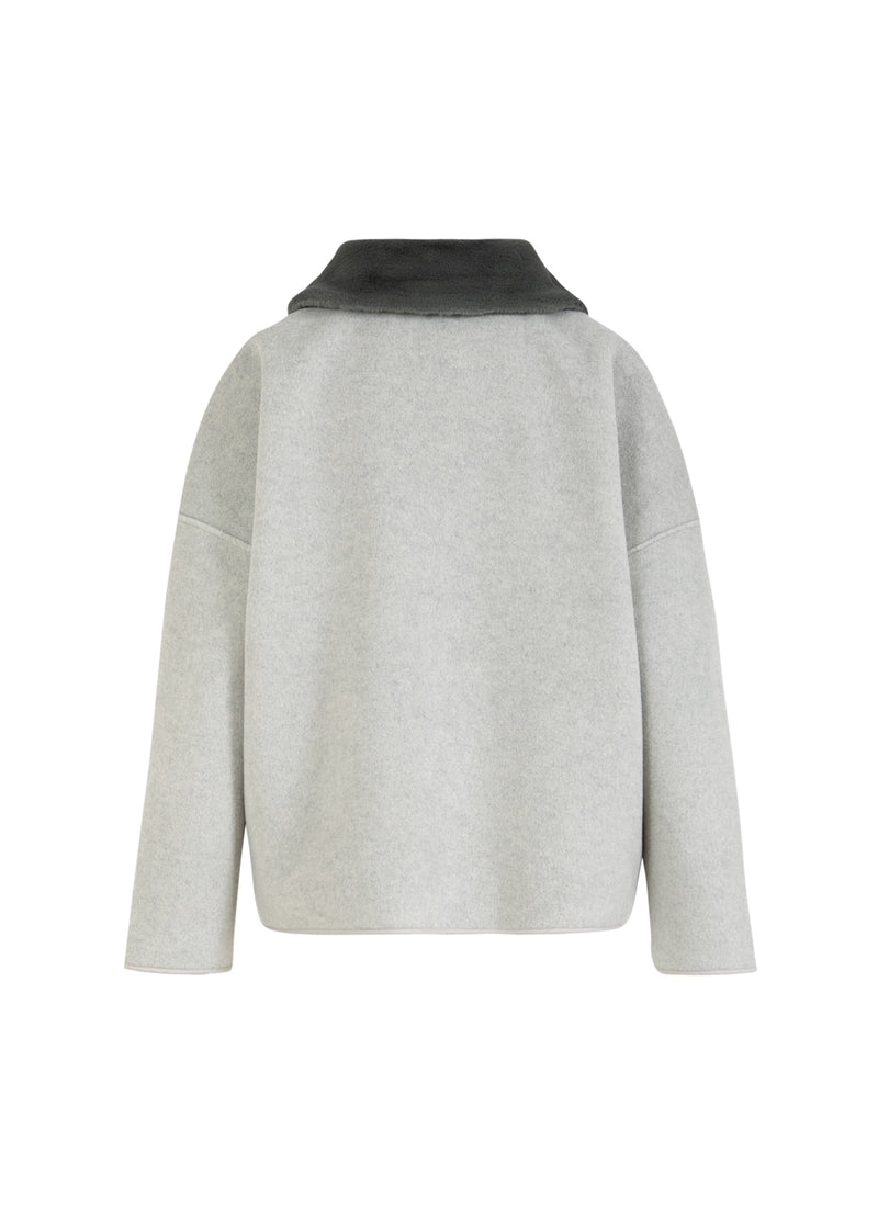 Coster Copenhagen JACKE MIT PELZKRAGEN Outerwear Dove grey - 155
