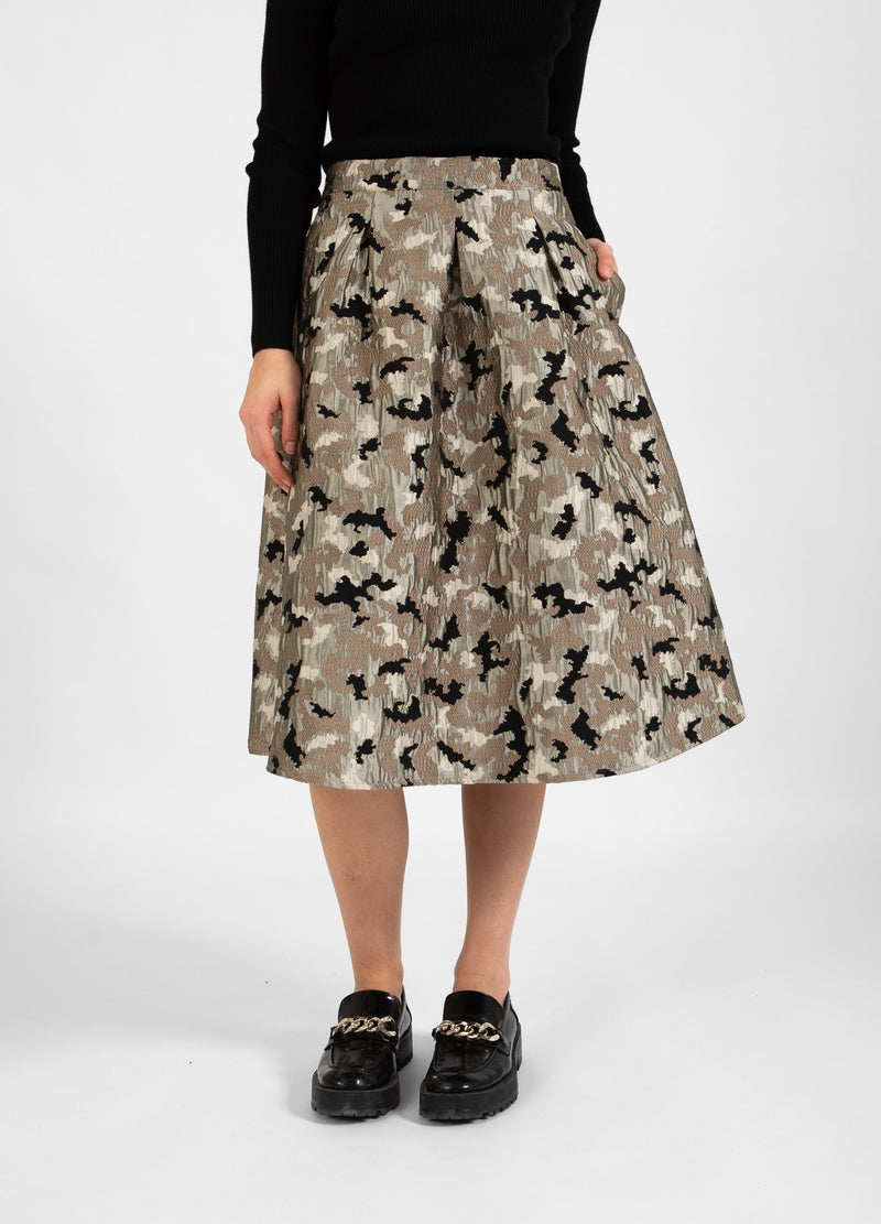 Coster Copenhagen JACQUARD ROCK Skirt Graphic jaquard - 934