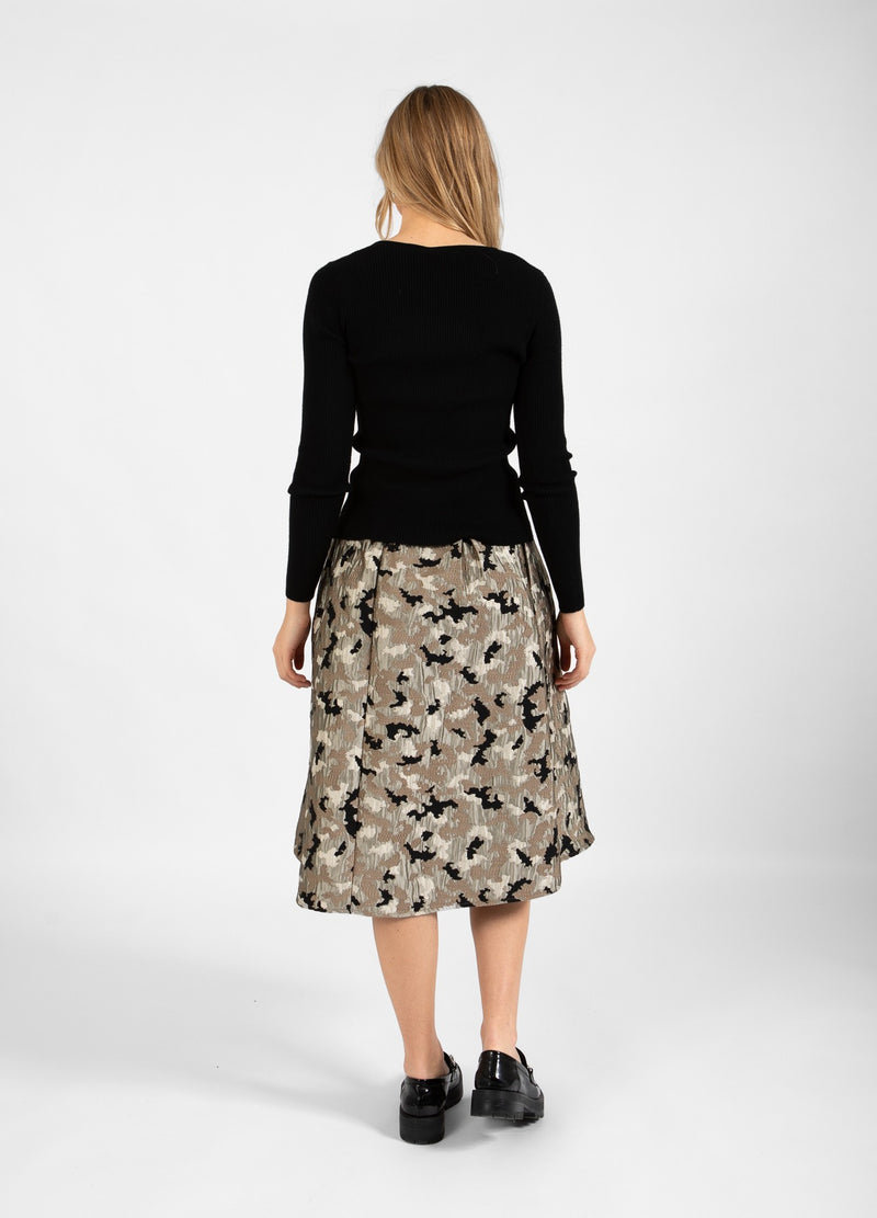 Coster Copenhagen JACQUARD ROCK Skirt Graphic jaquard - 934