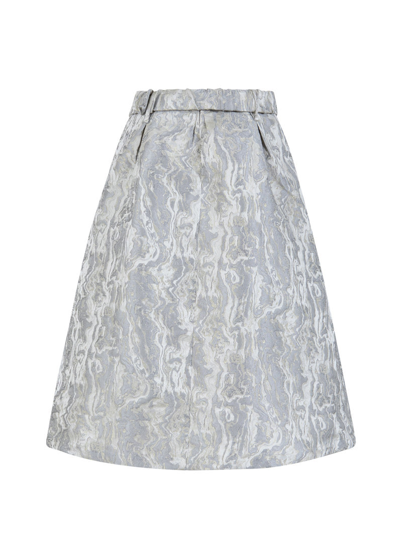 Coster Copenhagen JACQUARD ROCK Skirt Silver grey - 162