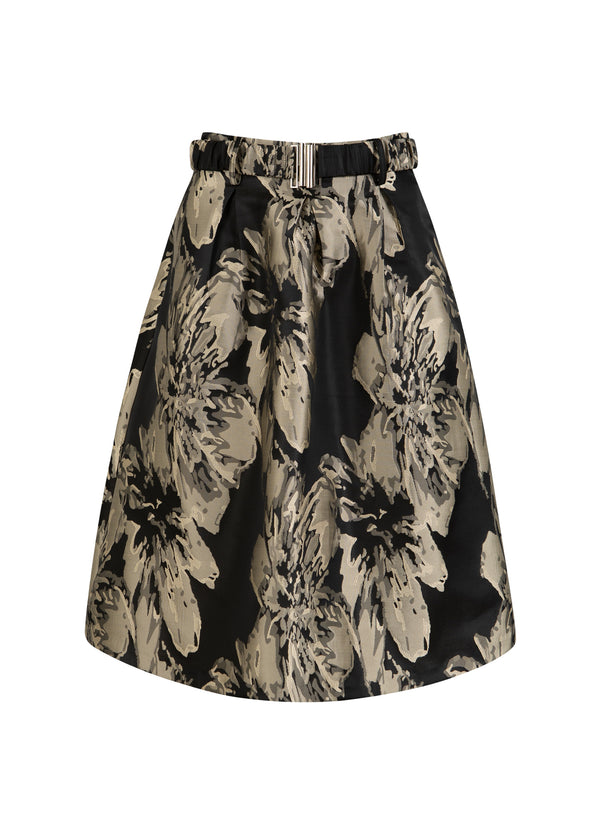 Coster Copenhagen JACQUARD ROCK Skirt Sand jaquard - 332