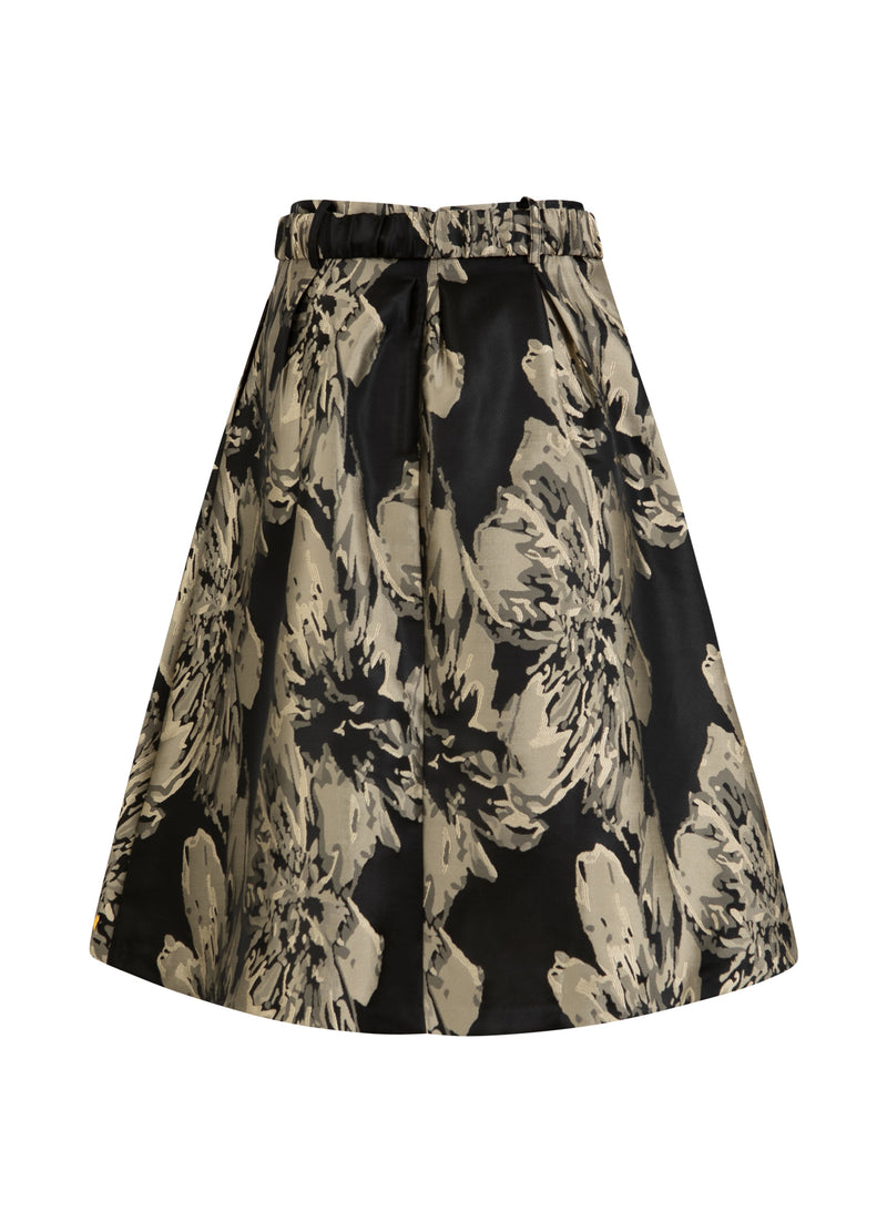 Coster Copenhagen JACQUARD ROCK Skirt Sand jaquard - 332