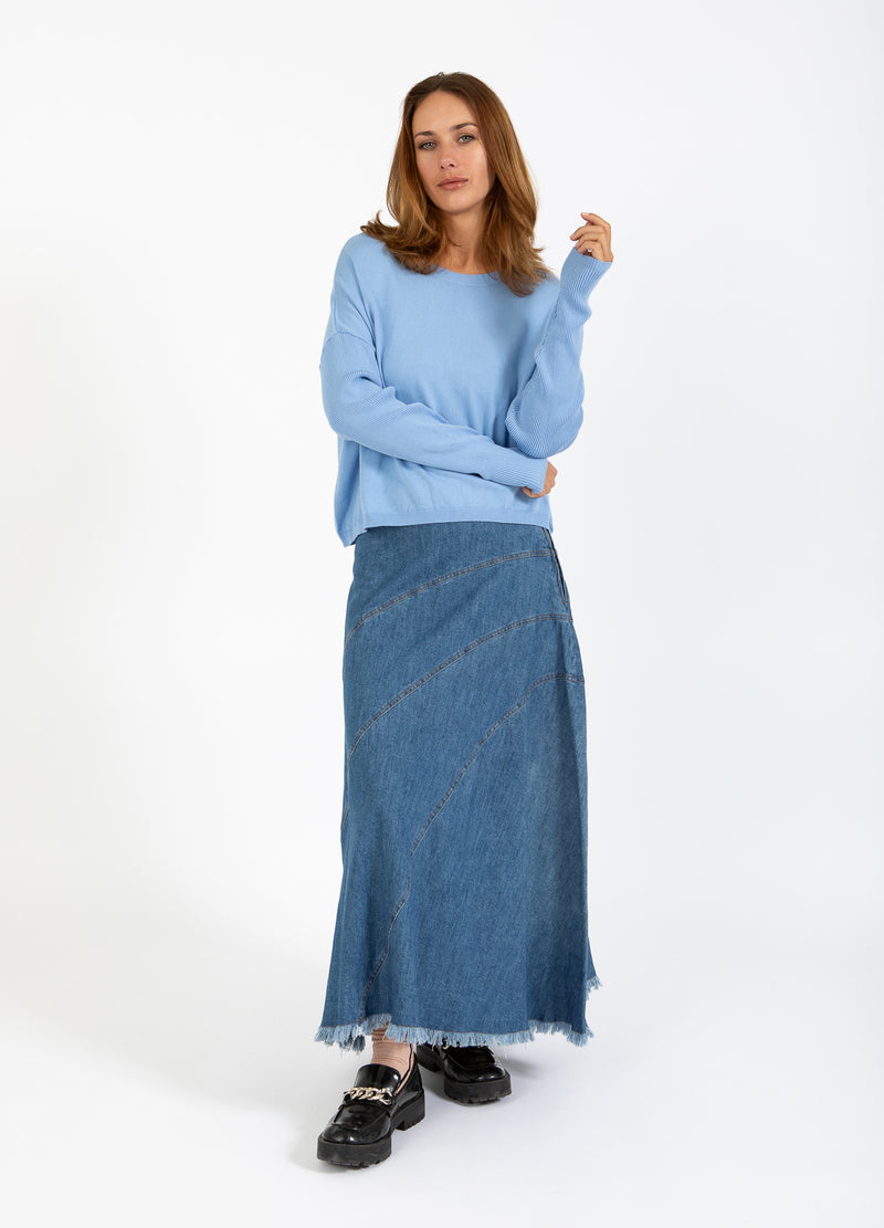 Coster Copenhagen JEANSROCK Skirt Denim blue - 550