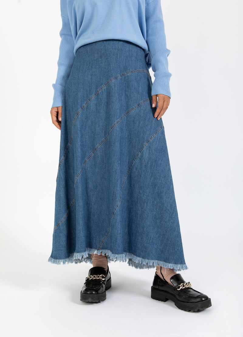 Coster Copenhagen JEANSROCK Skirt Denim blue - 550