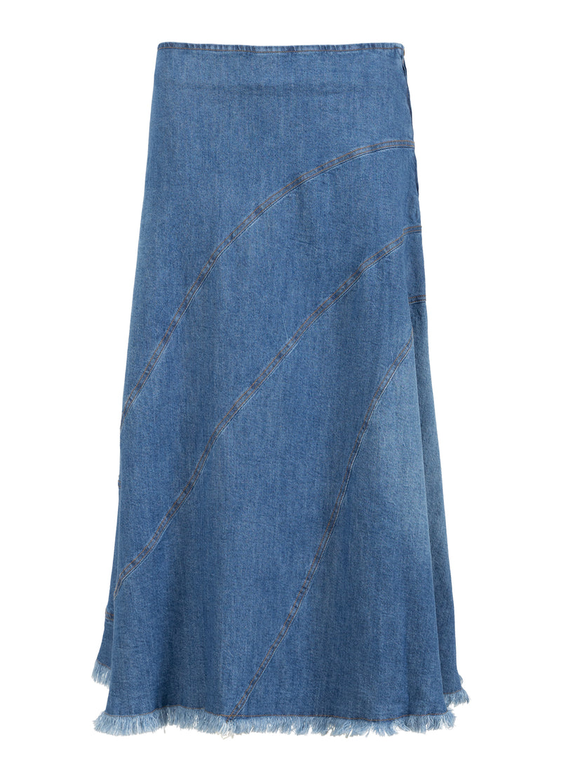 Coster Copenhagen JEANSROCK Skirt Denim blue - 550