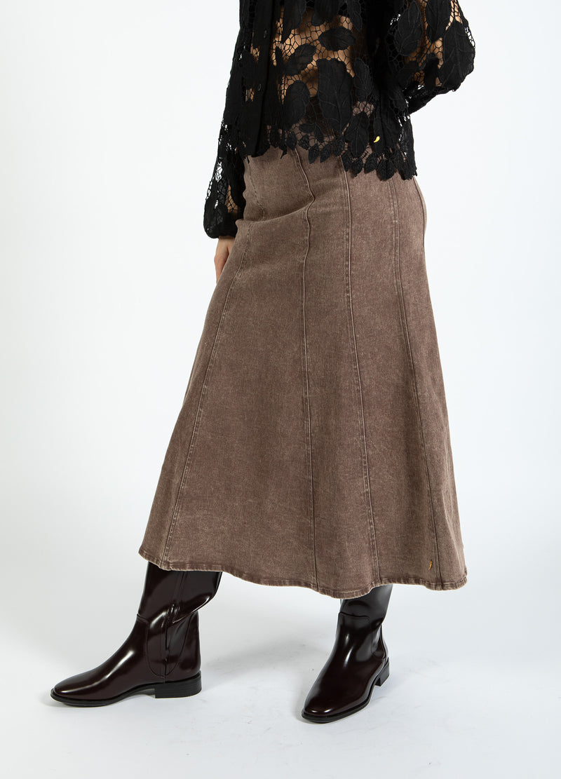 Coster Copenhagen JEANSROCK Skirt Taupe sand - 393