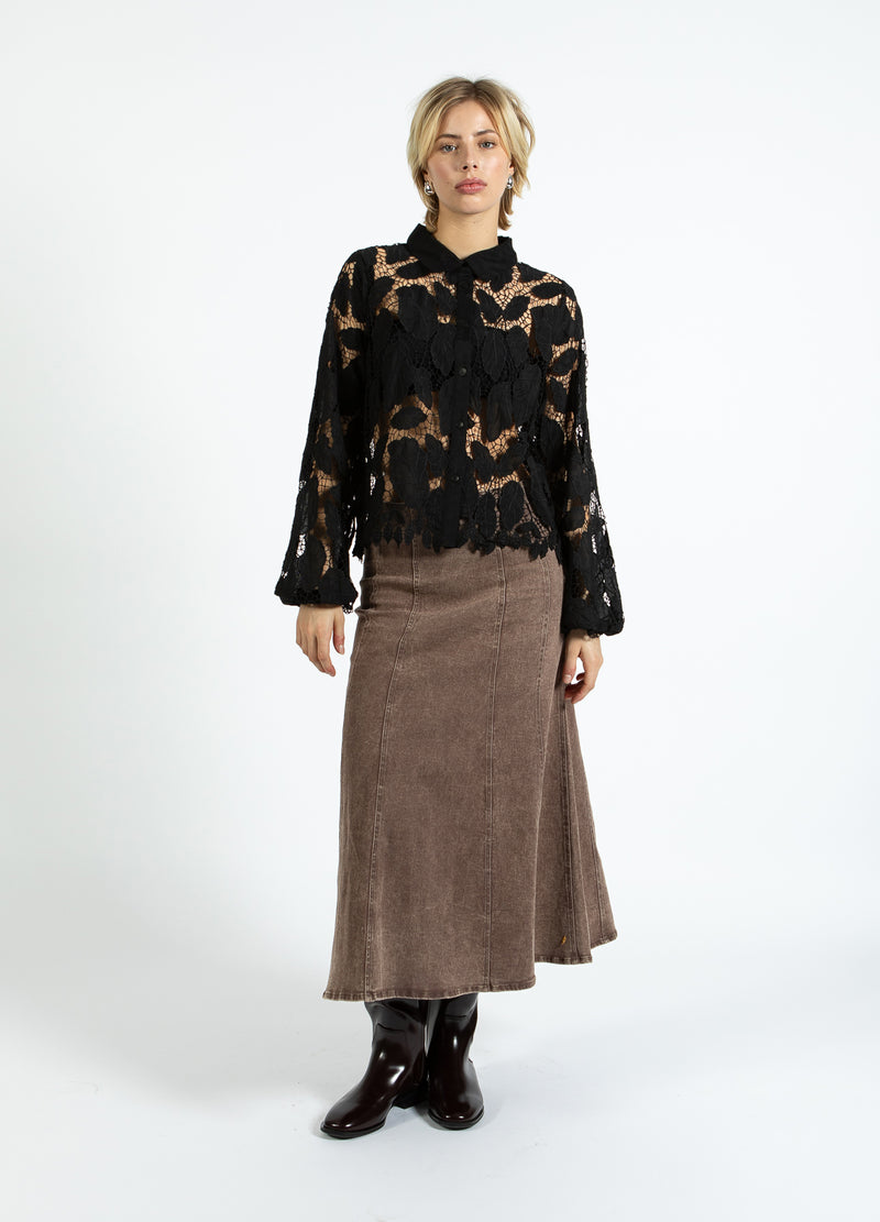 Coster Copenhagen JEANSROCK Skirt Taupe sand - 393